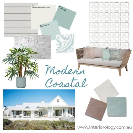 Modern Coastal Interior Design Mood Board by interiorology on Style Sourcebook