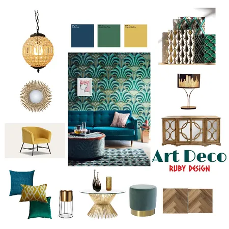 art Interior Design Mood Board by Designer Ruby on Style Sourcebook