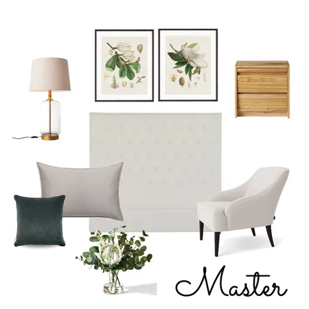 Chris & Ray Master Bedroom Interior Design Mood Board by Boutique Yellow Interior Decoration & Design on Style Sourcebook