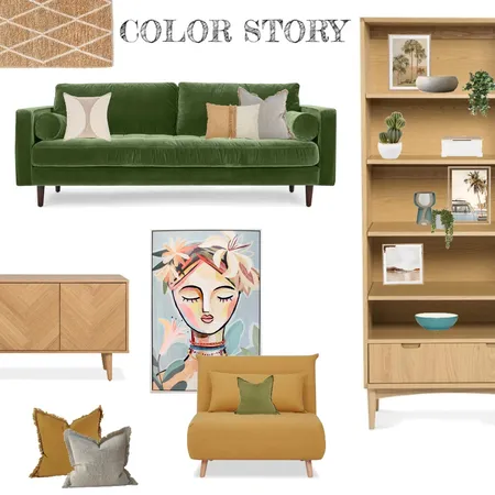 color story Interior Design Mood Board by onechiclook on Style Sourcebook