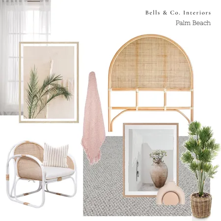 Palm Beach Bedroom Interior Design Mood Board by Bells & Co. Interiors on Style Sourcebook