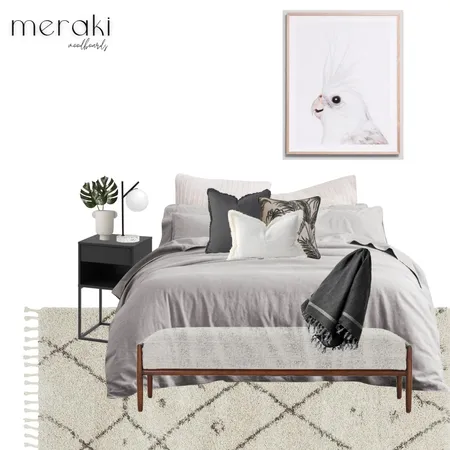 cockatoo bedroom Interior Design Mood Board by Meraki on Style Sourcebook