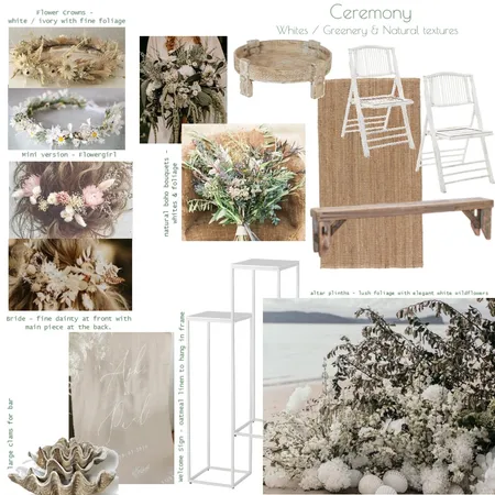 Beach Ceremony Interior Design Mood Board by Ashfoot Collective on Style Sourcebook
