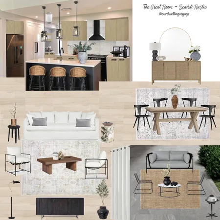 The Great Room - Scandi Rustic 2 Interior Design Mood Board by Casa Macadamia on Style Sourcebook