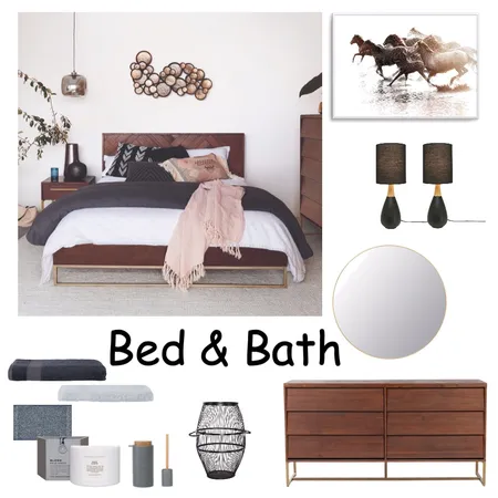 Bed and Bath Interior Design Mood Board by Di Taylor Interiors on Style Sourcebook