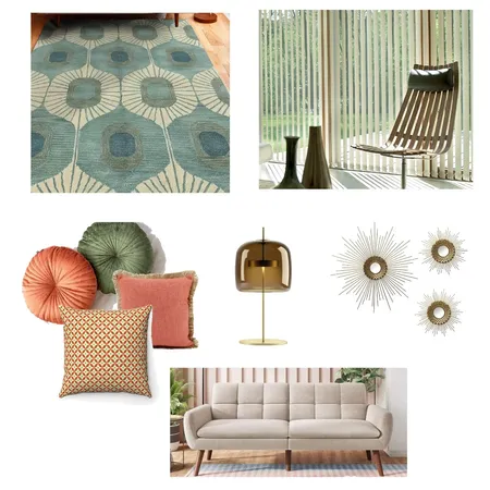 retro room design Interior Design Mood Board by noai on Style Sourcebook