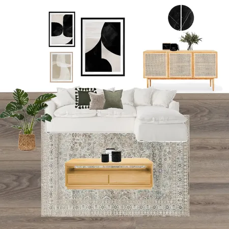 Modern Boho Living Room Interior Design Mood Board by Grey Edrosa Interiors on Style Sourcebook