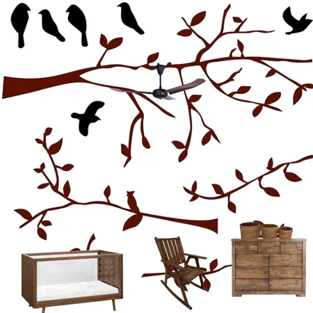 Bird nursery Interior Design Mood Board by Jujumo31510 on Style Sourcebook