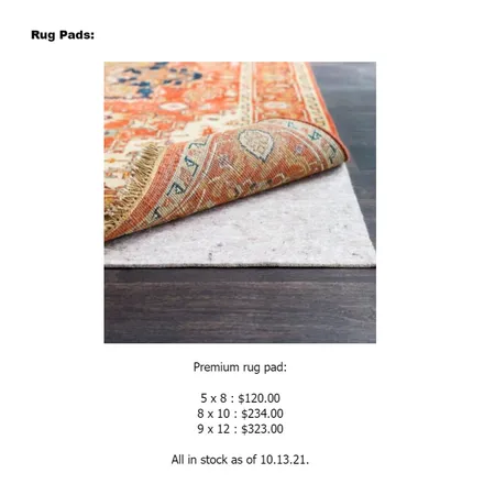 Wendy's Rug Pads Interior Design Mood Board by Intelligent Designs on Style Sourcebook