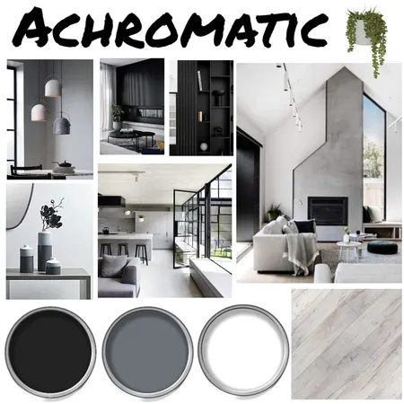 achromatic scheme Interior Design Mood Board by George Lambas on Style Sourcebook
