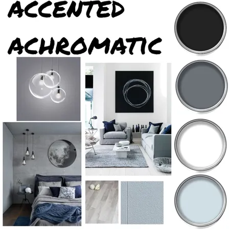 accented achromatic Interior Design Mood Board by George Lambas on Style Sourcebook