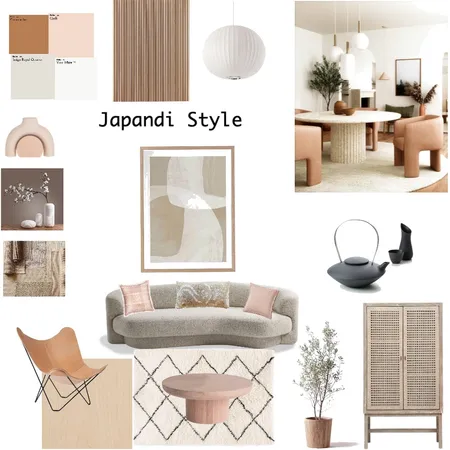 Japandi Style Interior Design Mood Board by Deborah Anulika on Style Sourcebook
