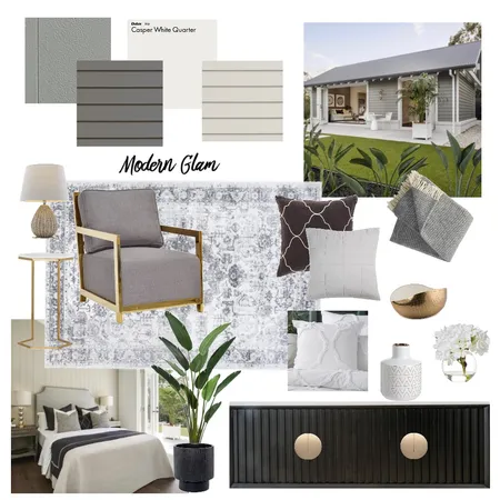 modern glam Interior Design Mood Board by Melz Interiors on Style Sourcebook