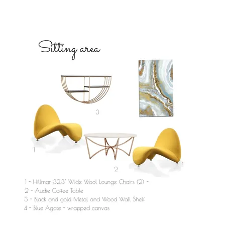 L100 Sitting area Interior Design Mood Board by Andrea Design on Style Sourcebook