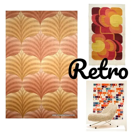 retro Interior Design Mood Board by Ronit_t on Style Sourcebook