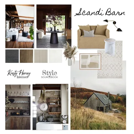Scandi Barn for Style Sourcebook 3 Interior Design Mood Board by Kristy Harvey Interiors on Style Sourcebook