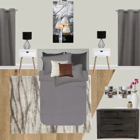 B7 - BEDROOM - MODERN - NEUTRAL GREY Interior Design Mood Board by Taryn on Style Sourcebook