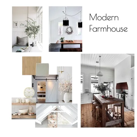 Modern Farmhouse Interior Design Mood Board by Figgy Interiors on Style Sourcebook