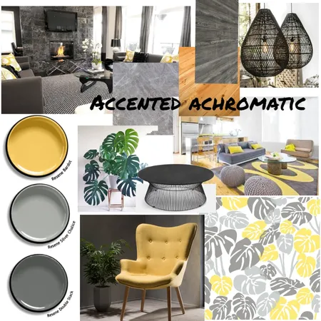 accented achromatic Interior Design Mood Board by Mel Williams on Style Sourcebook