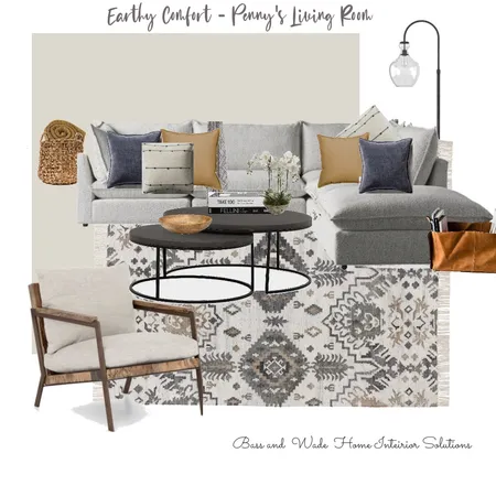 Penny's Project Living Room - Earthy Comfort Interior Design Mood Board by Bass and Wade Home Interior Solutions on Style Sourcebook