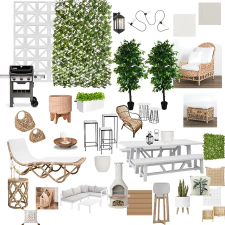 Outdoor courtyard area Interior Design Mood Board by amberstewartxx on Style Sourcebook