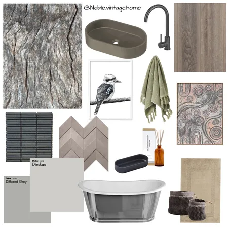 Eucalyptus Bark Interior Design Mood Board by lauriexxoo on Style Sourcebook