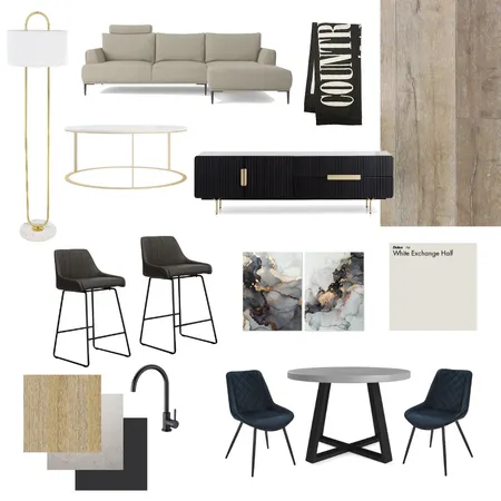 Dining/Living Interior Design Mood Board by jessiehn on Style Sourcebook