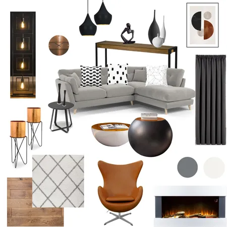 Living Room Sample Board_No key Interior Design Mood Board by Nienke Offer on Style Sourcebook