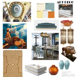 ART DECO MODULE 3 Interior Design Mood Board by Giannella on Style Sourcebook