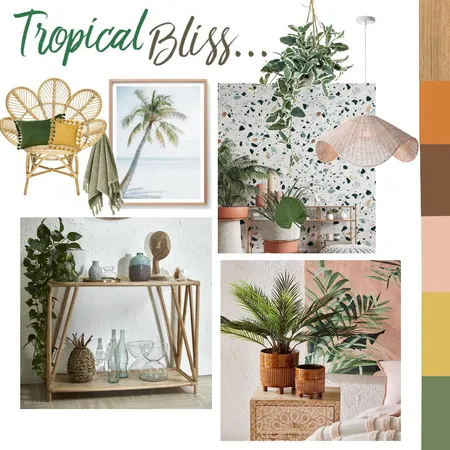 tropical bliss mood board Interior Design Mood Board by emine on Style Sourcebook