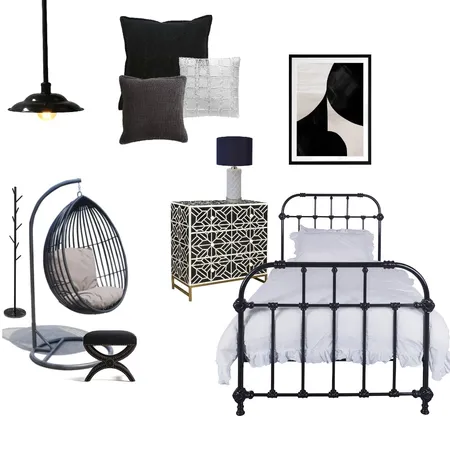 Monochromatic Interior Design Mood Board by Maria Casilio on Style Sourcebook