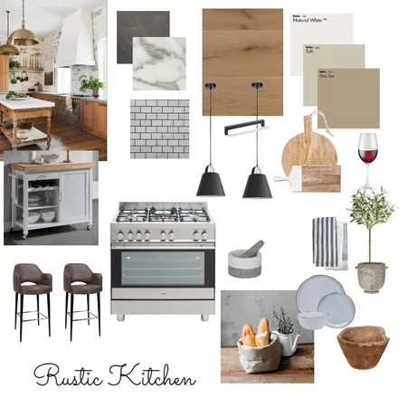 Rustic Kitchen Interior Design Mood Board by VickieH on Style Sourcebook