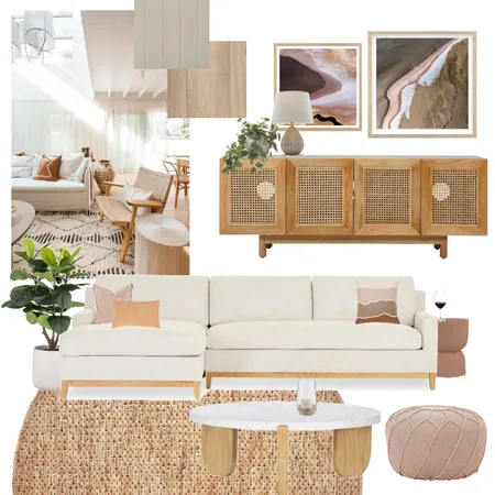 Modern Australian Living Room Interior Design Mood Board by Nicole Frelingos on Style Sourcebook