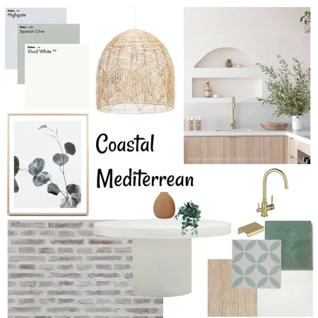 Coastal Mediterranean Interior Design Mood Board by Styled by Jo on Style Sourcebook