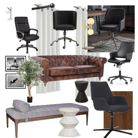Office Interior Design Mood Board by elizabethferguson on Style Sourcebook