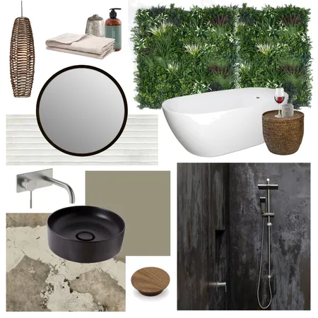 Nature Refined bathroom Interior Design Mood Board by Two Wildflowers on Style Sourcebook