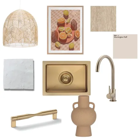 Pink Kitchen Interior Design Mood Board by Lili on Style Sourcebook
