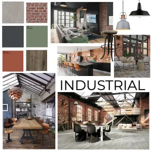 INDUSTRIAL Interior Design Mood Board by Olivia Bevan on Style Sourcebook