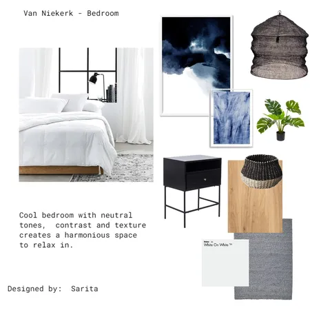 Van Niekerk Bedroom Interior Design Mood Board by saritavann on Style Sourcebook