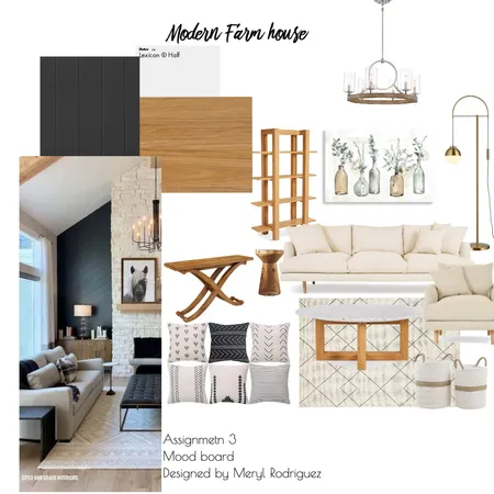 modern farm house Interior Design Mood Board by mer01 on Style Sourcebook