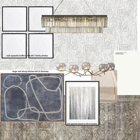 Helms Dining Room View #2 Interior Design Mood Board by DecorandMoreDesigns on Style Sourcebook