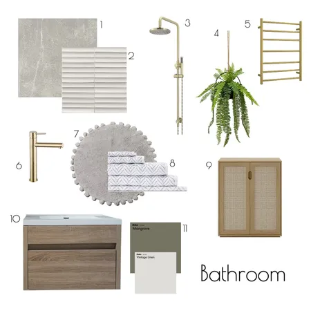 Bathroom Module 10C Interior Design Mood Board by Ceilidh on Style Sourcebook