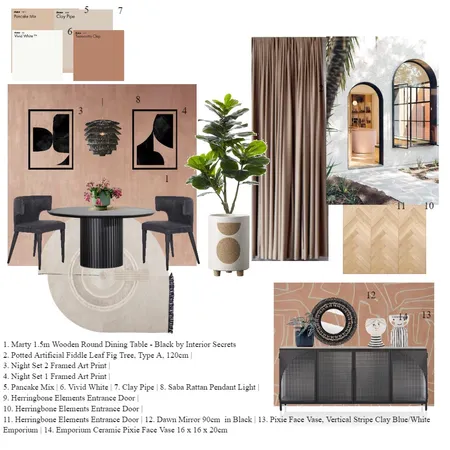 DiningRoom6 Interior Design Mood Board by pkadian on Style Sourcebook