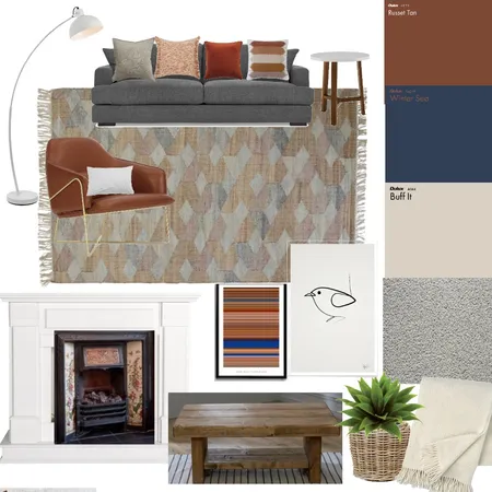 Living Room White Chair Interior Design Mood Board by emma_kate on Style Sourcebook