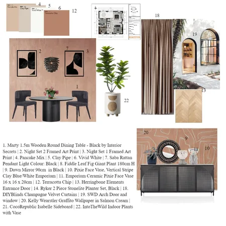 DiningRoom7-Final Interior Design Mood Board by pkadian on Style Sourcebook