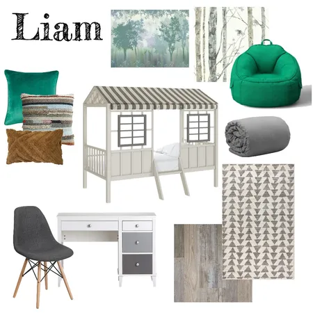 Liam's Room Interior Design Mood Board by Mary Helen Uplifting Designs on Style Sourcebook