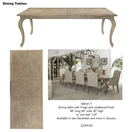 Katy Wheeler's dining tables 7 Interior Design Mood Board by Intelligent Designs on Style Sourcebook