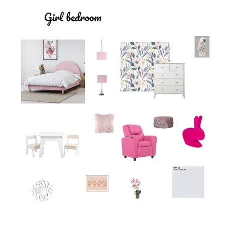 Girl bedroom Interior Design Mood Board by SKurkela on Style Sourcebook