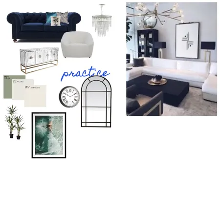 practice IDI student Interior Design Mood Board by Diane Campbell on Style Sourcebook