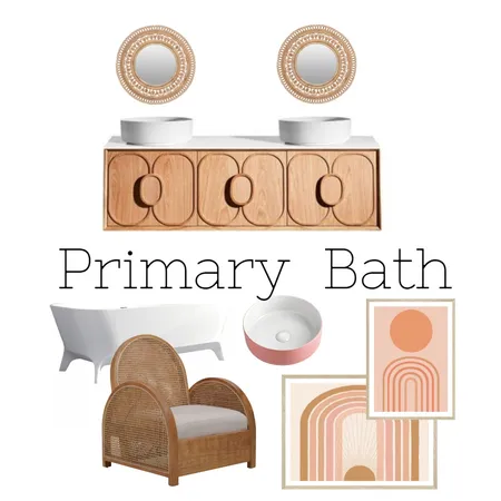 Primary Bath Interior Design Mood Board by Perelli Studio on Style Sourcebook